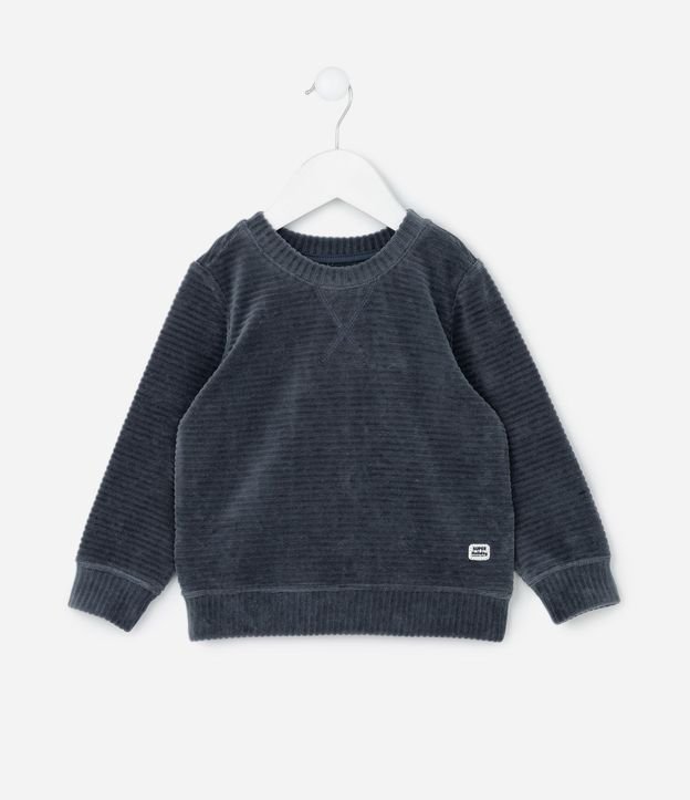 Buzo Infantil en Terciopelo Canelado – Talle 1 a 5/6 2