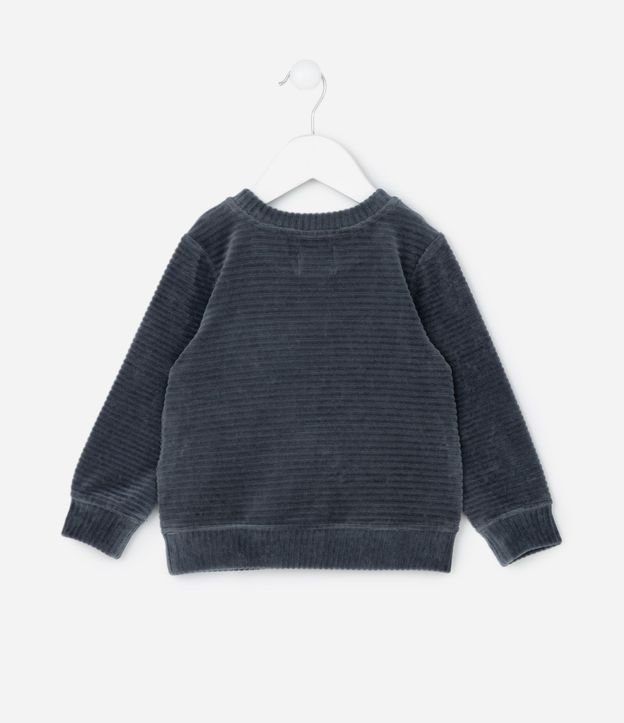 Buzo Infantil en Terciopelo Canelado – Talle 1 a 5/6 3