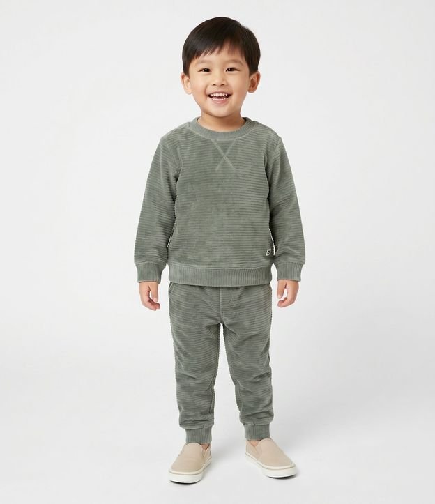 Buzo Infantil en Terciopelo Canelado – Talle 1 a 5/6