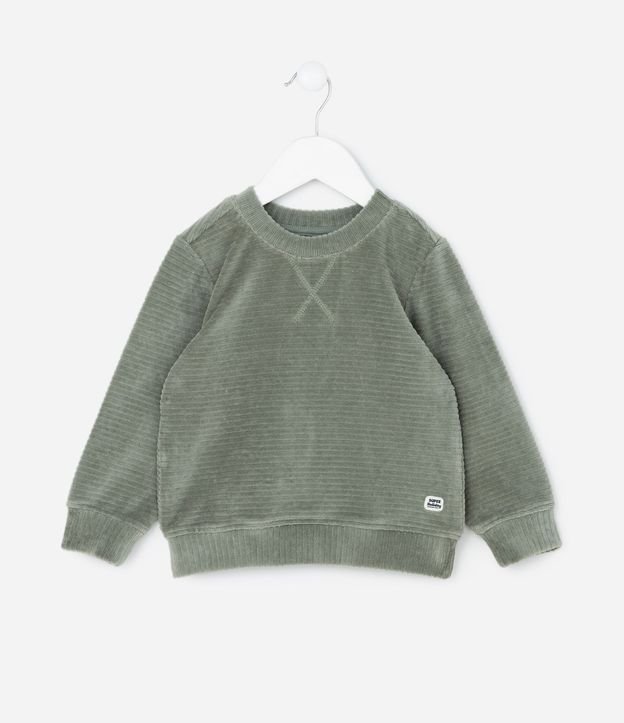 Buzo Infantil en Terciopelo Canelado – Talle 1 a 5/6 2