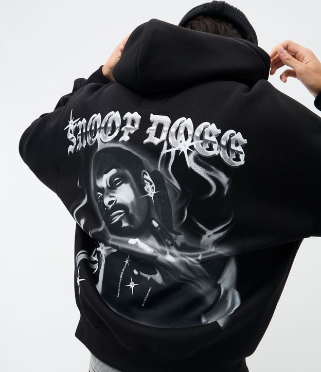 Blusao Algodón con Felpa  Estampada Snoop Dogg 1