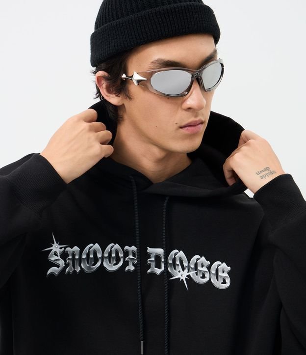 Blusao Algodón con Felpa  Estampada Snoop Dogg 4