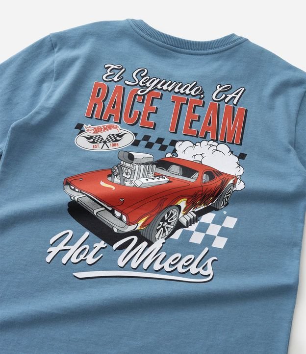 Remera Infantil Relaxed en Malhão Relaxed con Estampa Hot Wheels - Talle 4 a 10 años 5