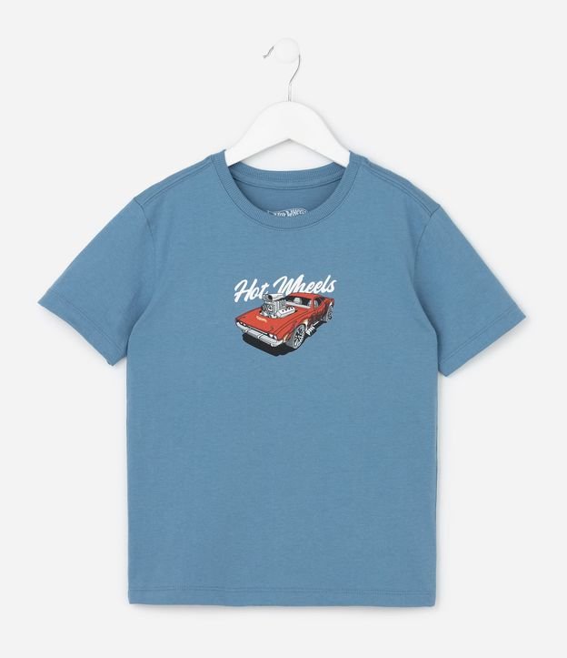 Remera Infantil Relaxed en Malhão Relaxed con Estampa Hot Wheels - Talle 4 a 10 años 2