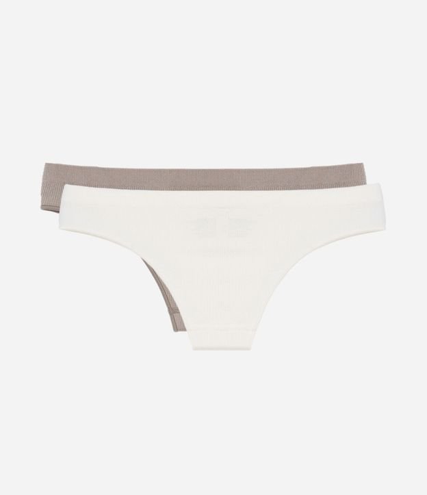 Kit 02 Bombachas Bikini Seamless Texturizadas 2