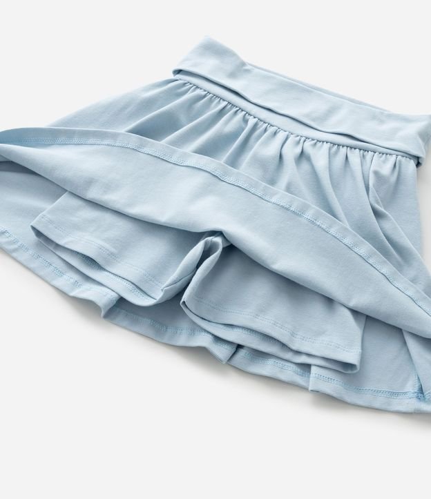 Short Pollera Infantil con Cintura Dobrado - Talle 5 a 14 años 7