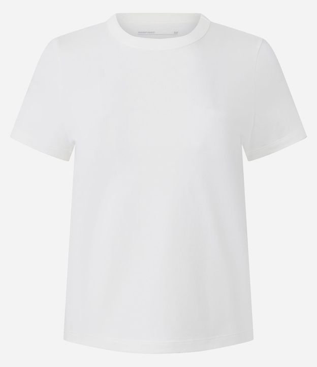 Blusa Slim Básica en Algodón Peruano con Cuello Redondo 6