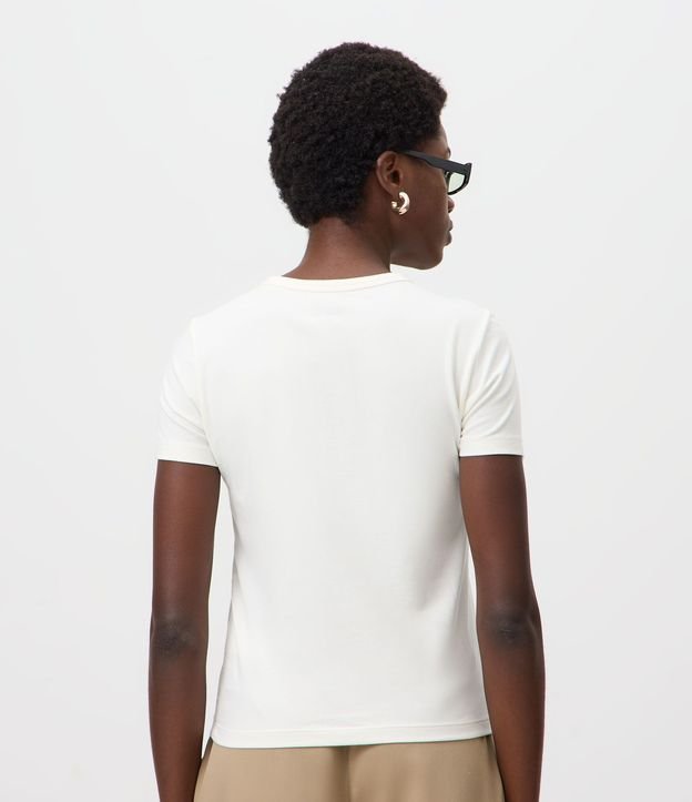 Blusa Slim Básica en Algodón Peruano con Cuello Redondo 5