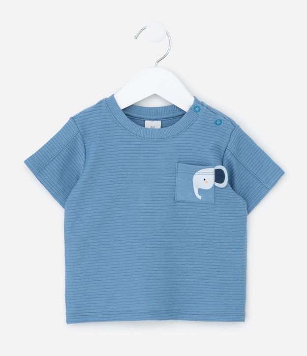 Conjunto Infantil con Elefante Interactivo y Bermuda con Cordón – Talle RN a 18 Meses 3