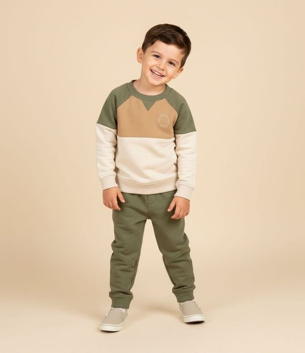 Conjunto Infantil en Algodón con Lettering Bordado – Talle 1 a 5 años 1