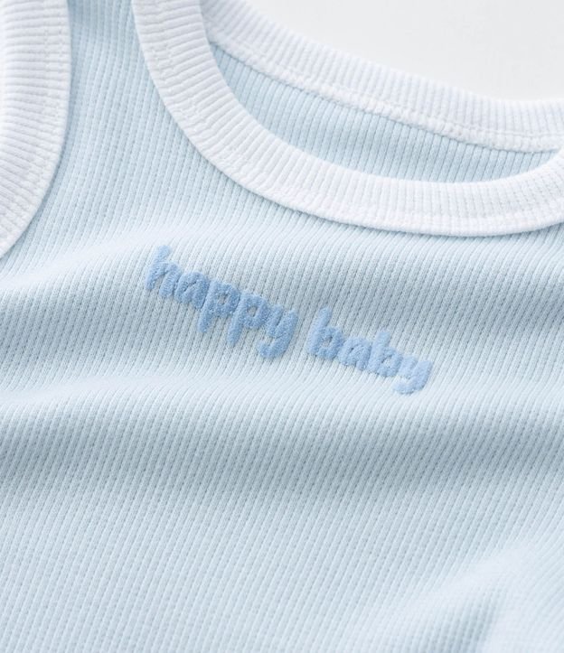 Body Infantil en Rib Happy Baby - Talle 0 a 18 Meses 7