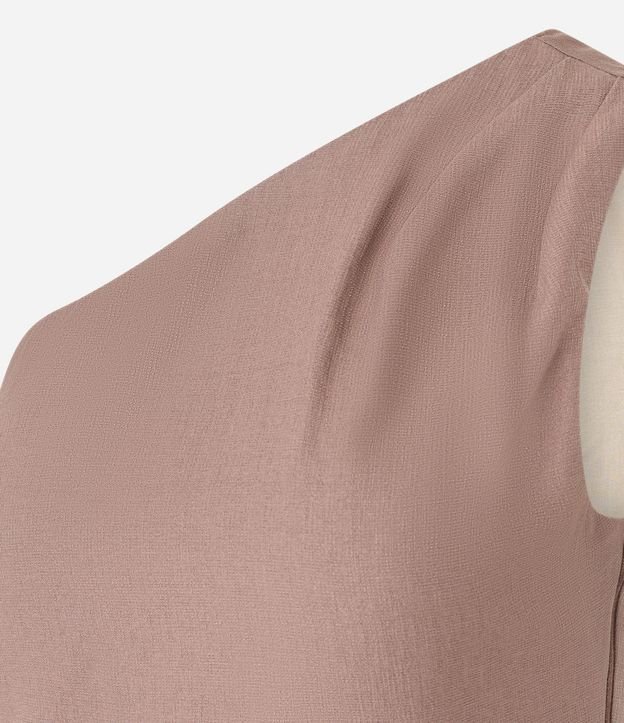 Blusa Sastre Hombro Único en Viscosa con Regulador Lateral 7