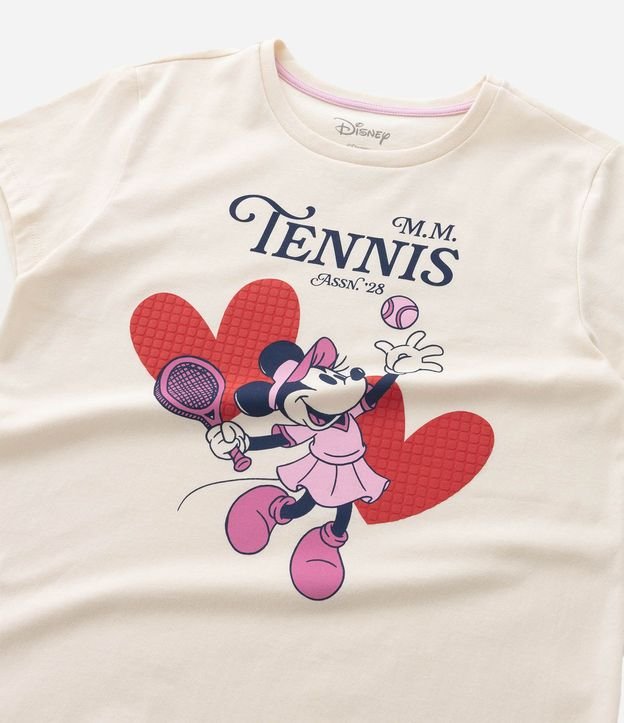 Pijama Corto Infantil con Estampa de Corazones y Minnie - Talle 5 a 14 años 12