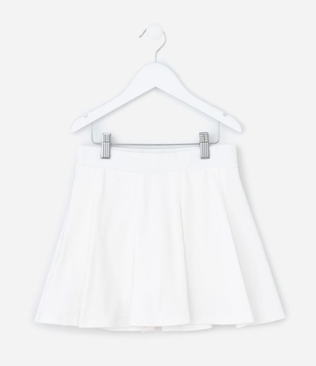 Short Pollera Infantil con Pliegues - Talle 5 a 14 años 2