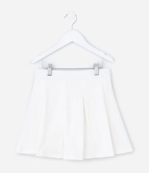 Short Pollera Infantil con Pliegues - Talle 5 a 14 años 3