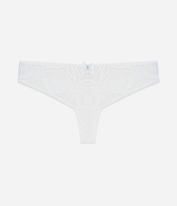 Bombacha Bikini Hilo en Encaje Floral 4