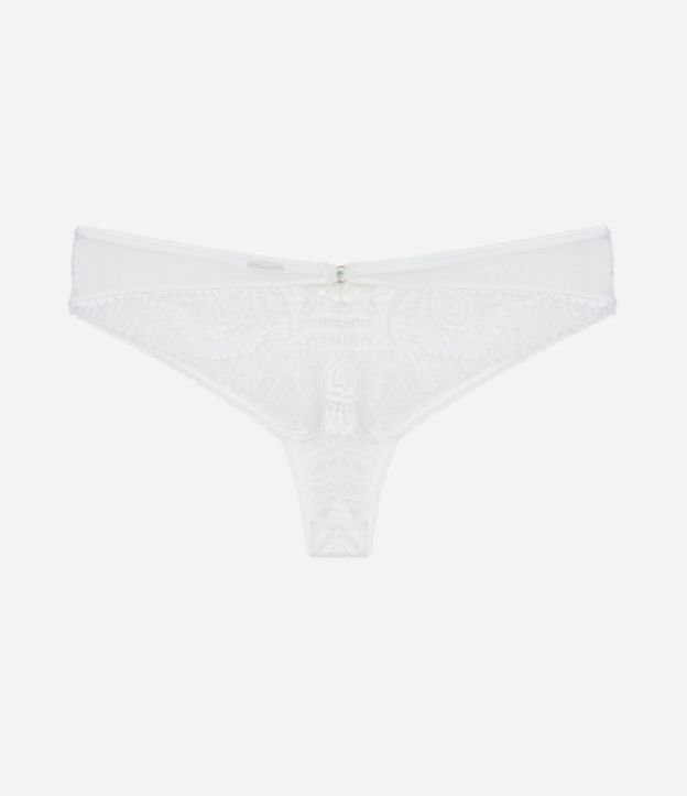 Bombacha Bikini Hilo en Encaje Floral 5