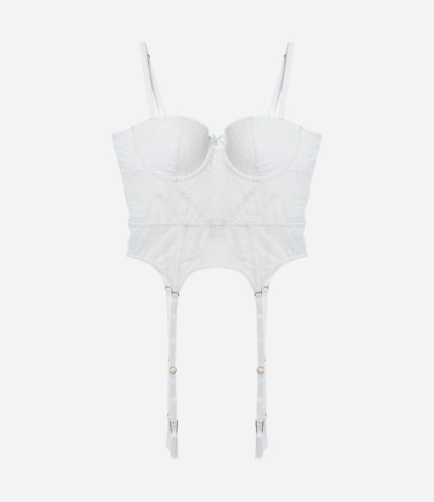 Corset con Copa en Encaje Floral 6