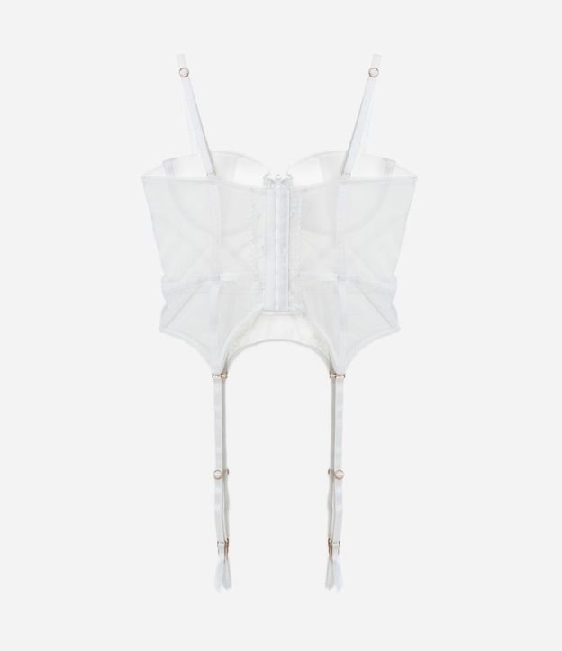 Corset con Copa en Encaje Floral 7