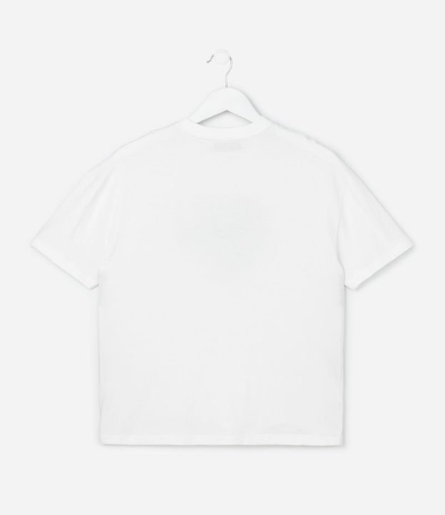 Remera Infantil Overboxy  com Estampa Globo de Corazón y Brillos - Talle 5 a 14 años 2