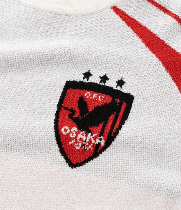 Camisa en Acrílico con Efecto Punto con Estampado Lettering 7