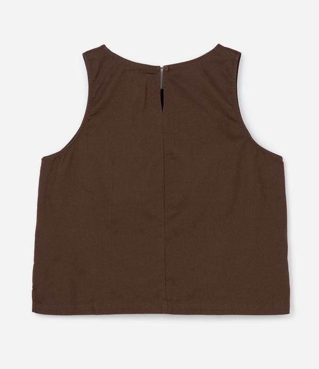 Blusa sin Manga en Sarga Curve & Plus Size 6