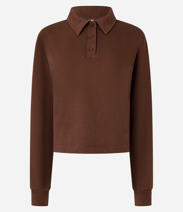 Suéter en Algodón con Cuello Polo 6