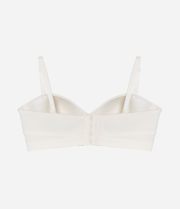 Soutien Sin Breteles con Copa en Poliamida Texturizada Seamless 3