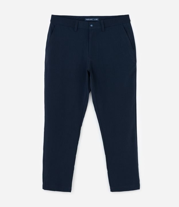 Pantalón Slim con Cintura Elástica Sastrería