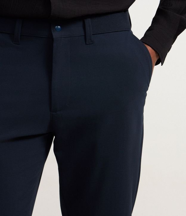 Pantalón Slim con Cintura Elástica Sastrería 3