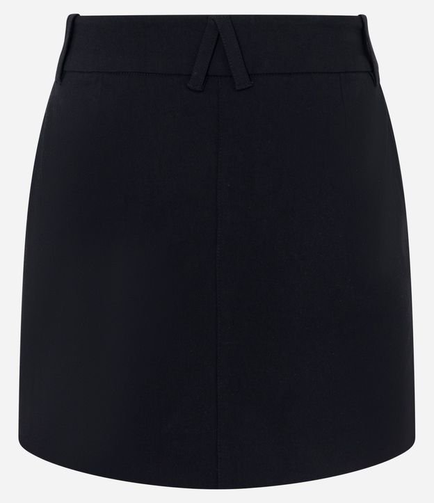 Short Pollera en Bengalina con Cintura Ajustada 6
