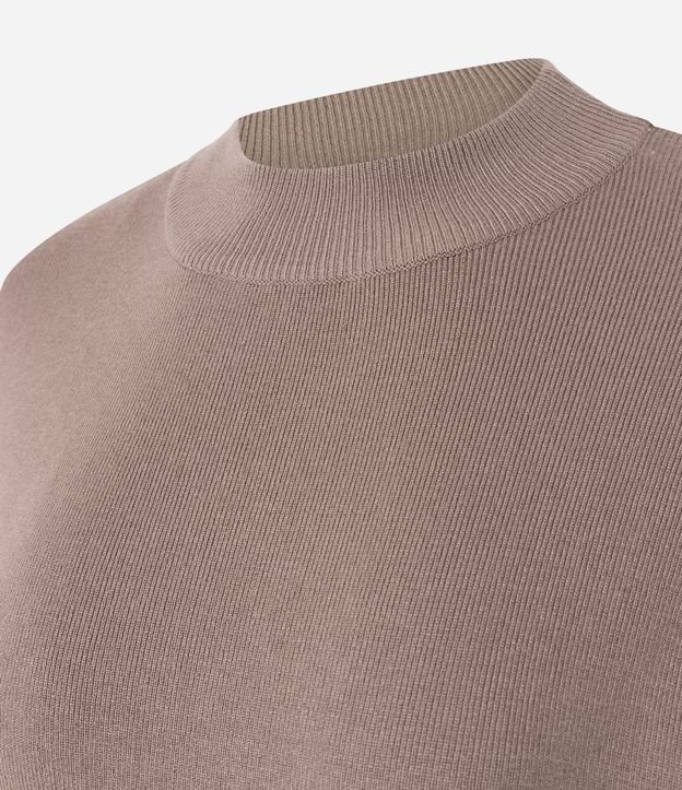 Blusa en Punto con Sisa Deslocada y Manga Amplia 6