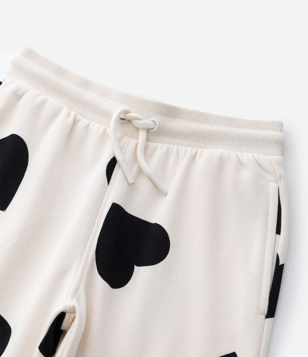 Pantalón Jogger Infantil Estampado de Corazones- Talle 5 a 16 años 7