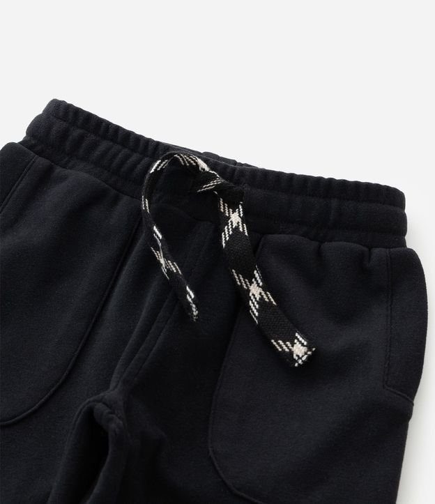 Pantalón Infantil en Felpa Liso con Cordón Ajustable - Talle 1 A 6 años 8