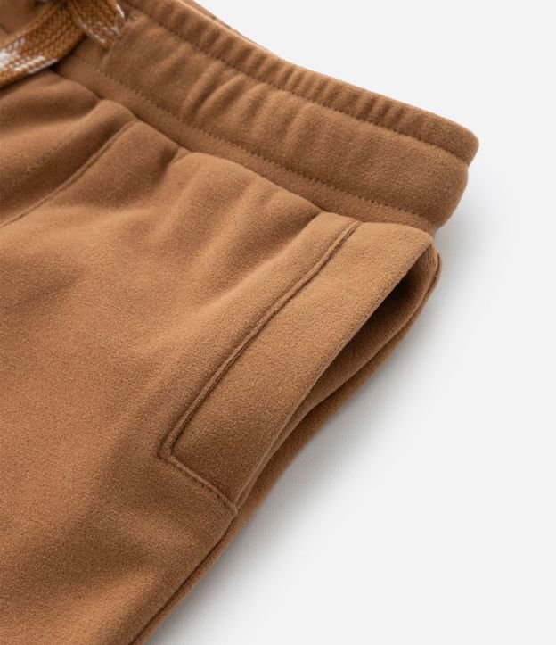 Pantalón Infantil en Felpa Liso con Cordón Ajustable - Talle 1 A 6 años 5