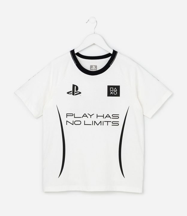 Remera Infantil en Algodón Playstation - Talle 5 a 14 años 2