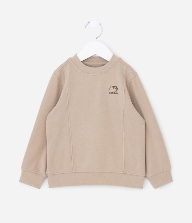 Buzo Infantil en Fleece Canelado con Recortes y Bordados – Talle 1 a 5/6 años 2