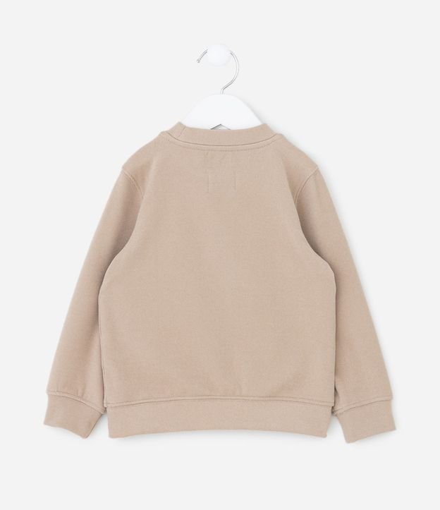 Buzo Infantil en Fleece Canelado con Recortes y Bordados – Talle 1 a 5/6 años 3