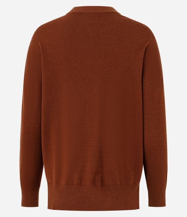 Cardigan Básico en Punto Leve 7