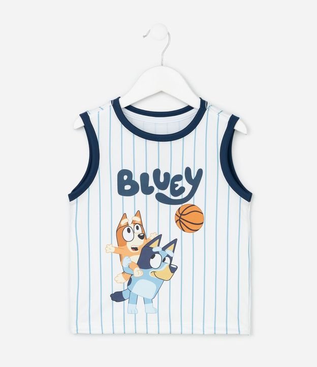Musculosa Infantil de Baloncesto en Microfibra Bluey y Bingo - Tam  1 a 6 años 2