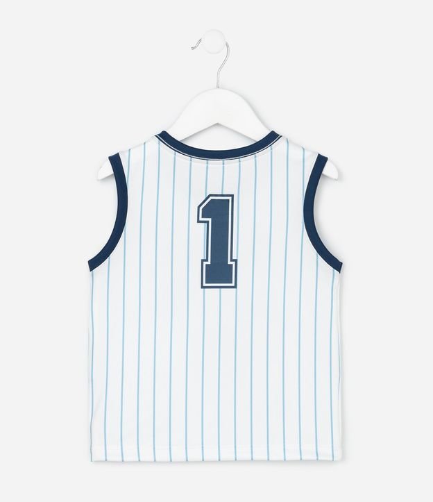 Musculosa Infantil de Baloncesto en Microfibra Bluey y Bingo - Tam  1 a 6 años 3