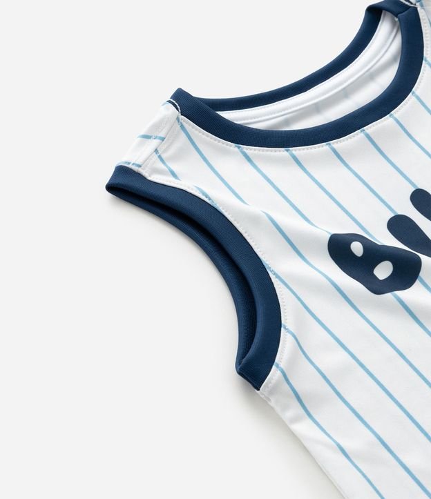Musculosa Infantil de Baloncesto en Microfibra Bluey y Bingo - Tam  1 a 6 años 5