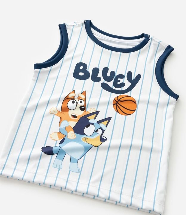 Musculosa Infantil de Baloncesto en Microfibra Bluey y Bingo - Tam  1 a 6 años 6