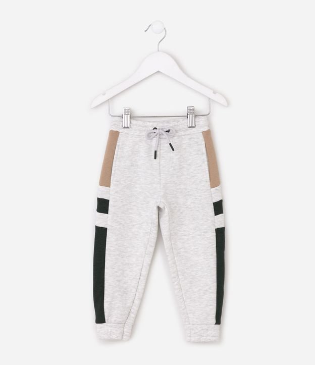 Pantalón Infantil con Recortes Tricolor y Cordón – Talle 1 a 5 años