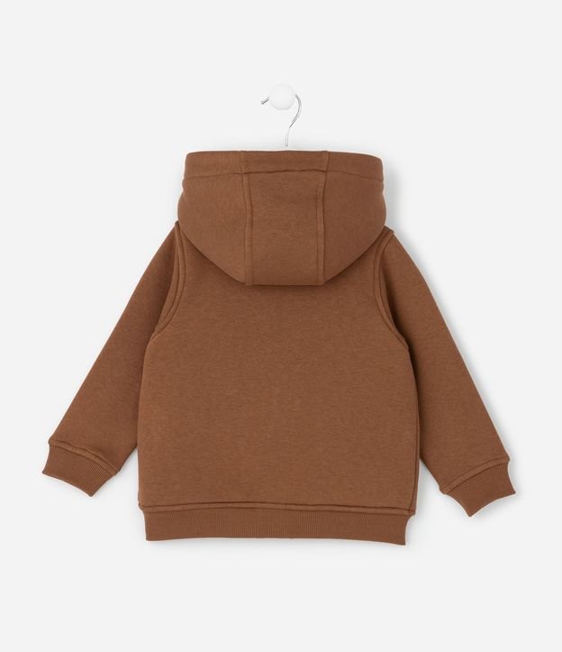 Campera Infantil con Sherpa y Bordado – Talle 1 a 5/6 años 3