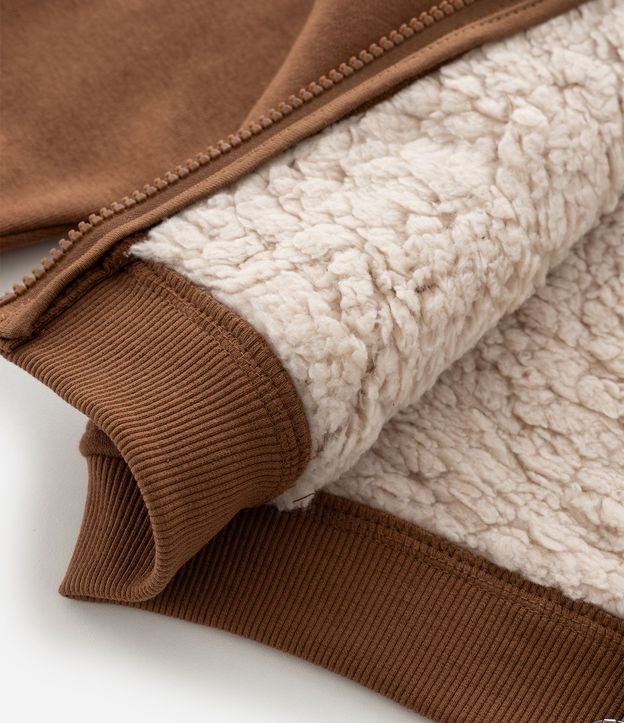 Campera Infantil con Sherpa y Bordado – Talle 1 a 5/6 años 5