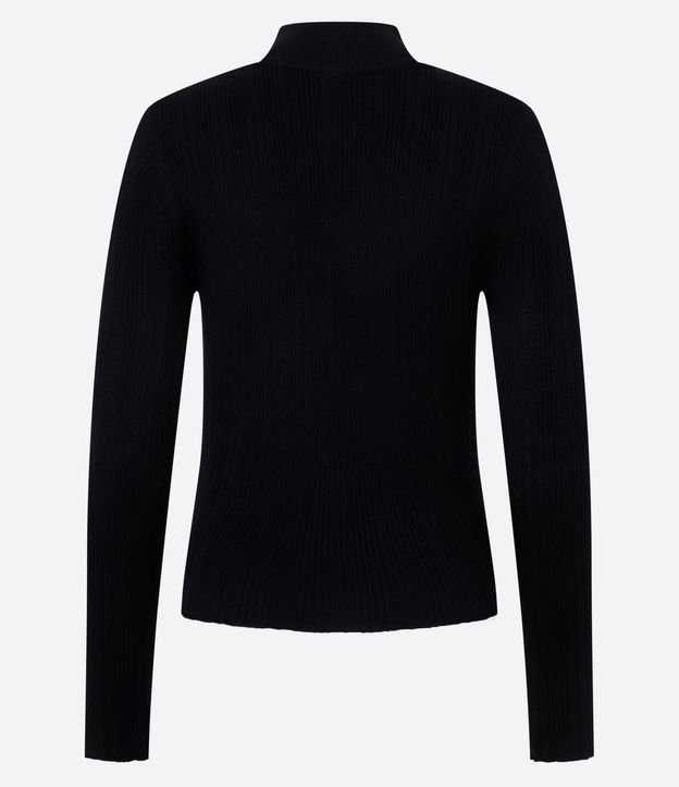 Blusa Rectilínea Punto con Cuello Alto Adulto 6