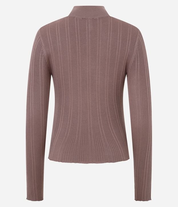Blusa Rectilínea Punto con Cuello Alto Adulto 6
