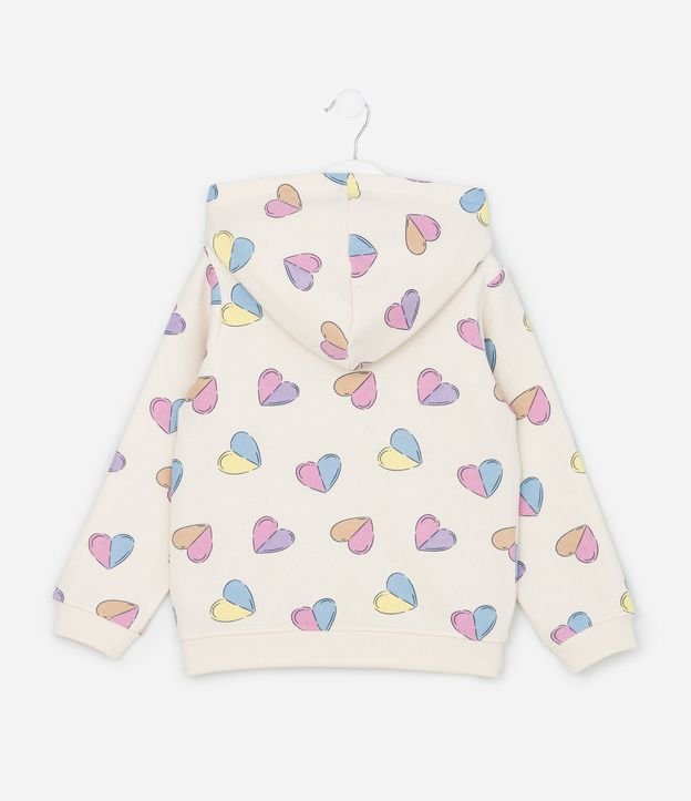 Campera Infantil en Algodón con Estampado de Corazones – Talle 1 a 5 años 3