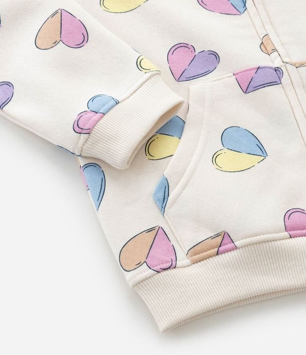 Campera Infantil en Algodón con Estampado de Corazones – Talle 1 a 5 años 7